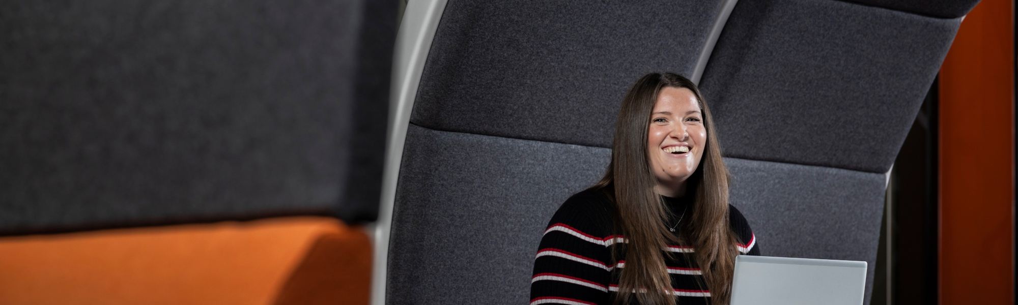 BAE Systems employee smiling